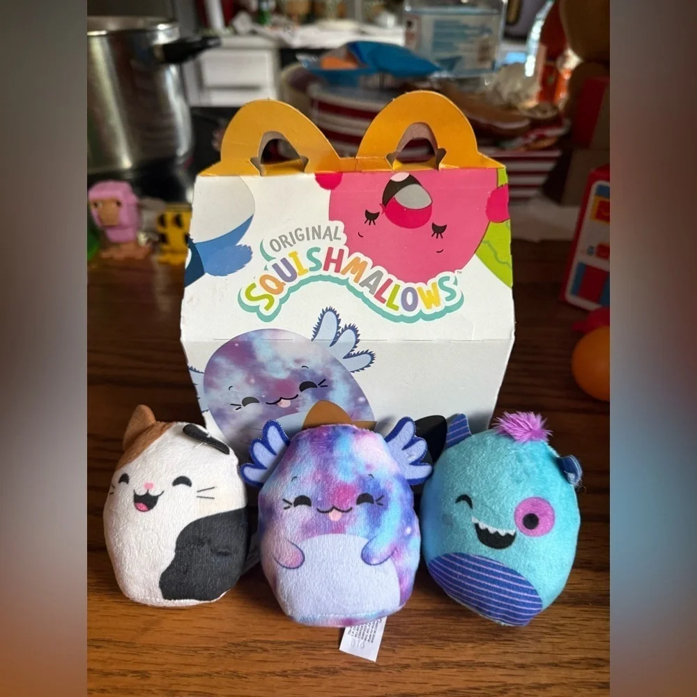Squish-mallows Halley, Rorty & Cam Stuffed Animals Collectible Set